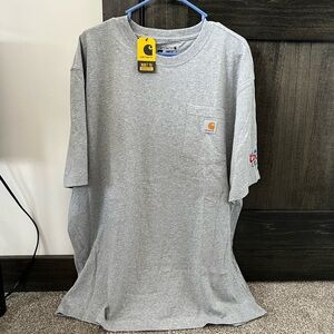NWT Carhartt Men's Gray Pocket Coors Light T-Shirt Size XL